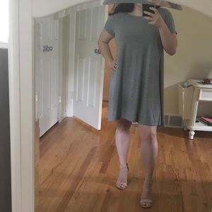 Gray T Shirt Dress